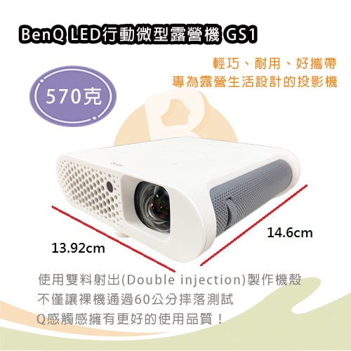 【明基 BenQ】LED行動微型露營機 GS1(露營投影機)-租投影機 (2)-AuEUP.jpg